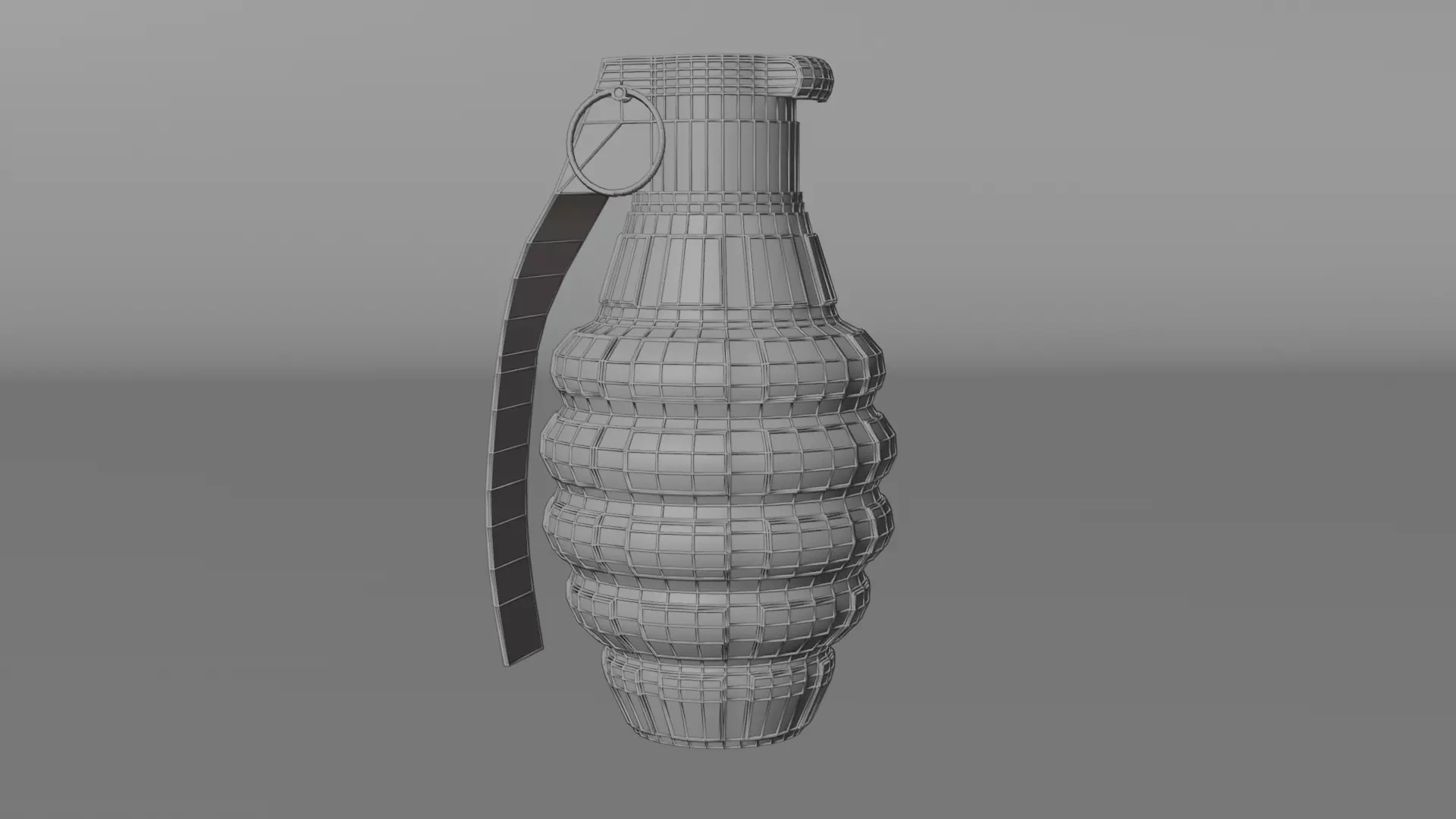 Grenade 3D Model - Low Poly Low-poly 3D model_4