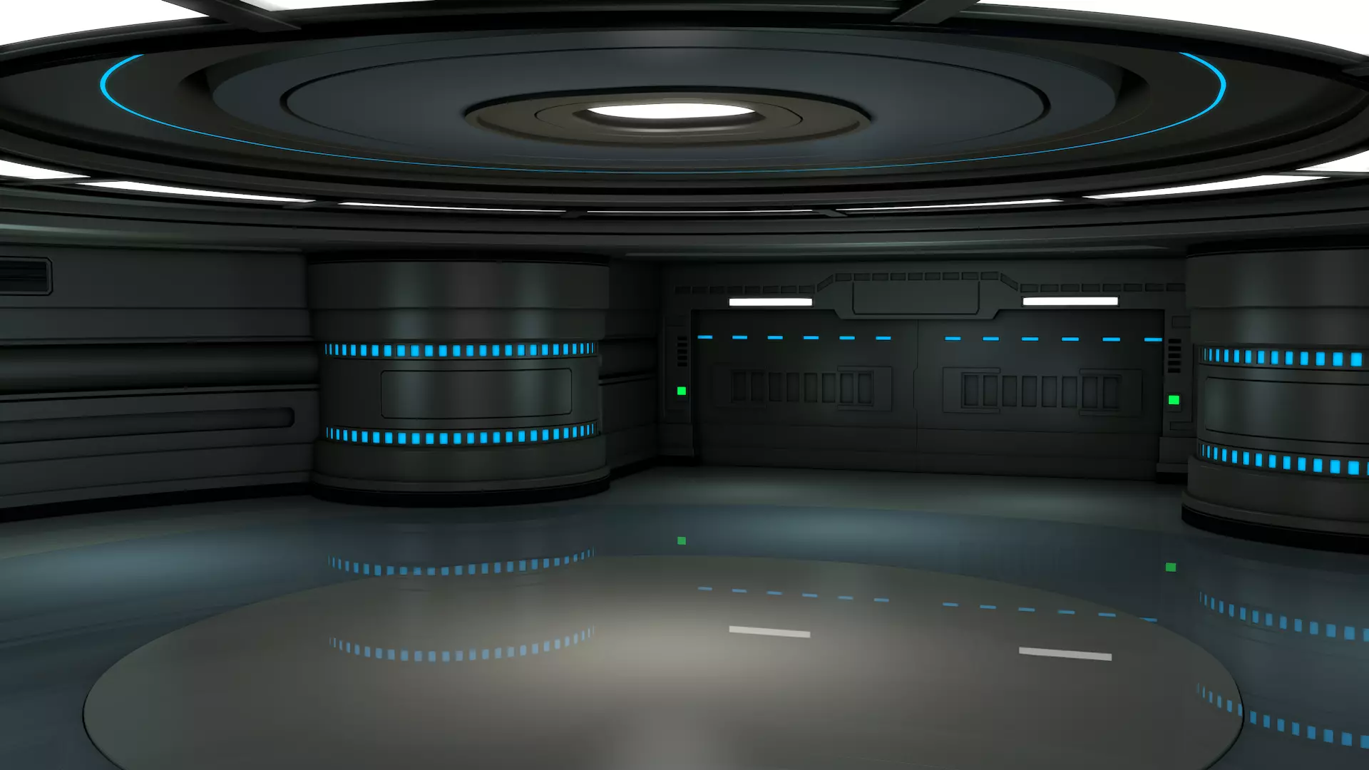 Sci Fi Room 3D model_5