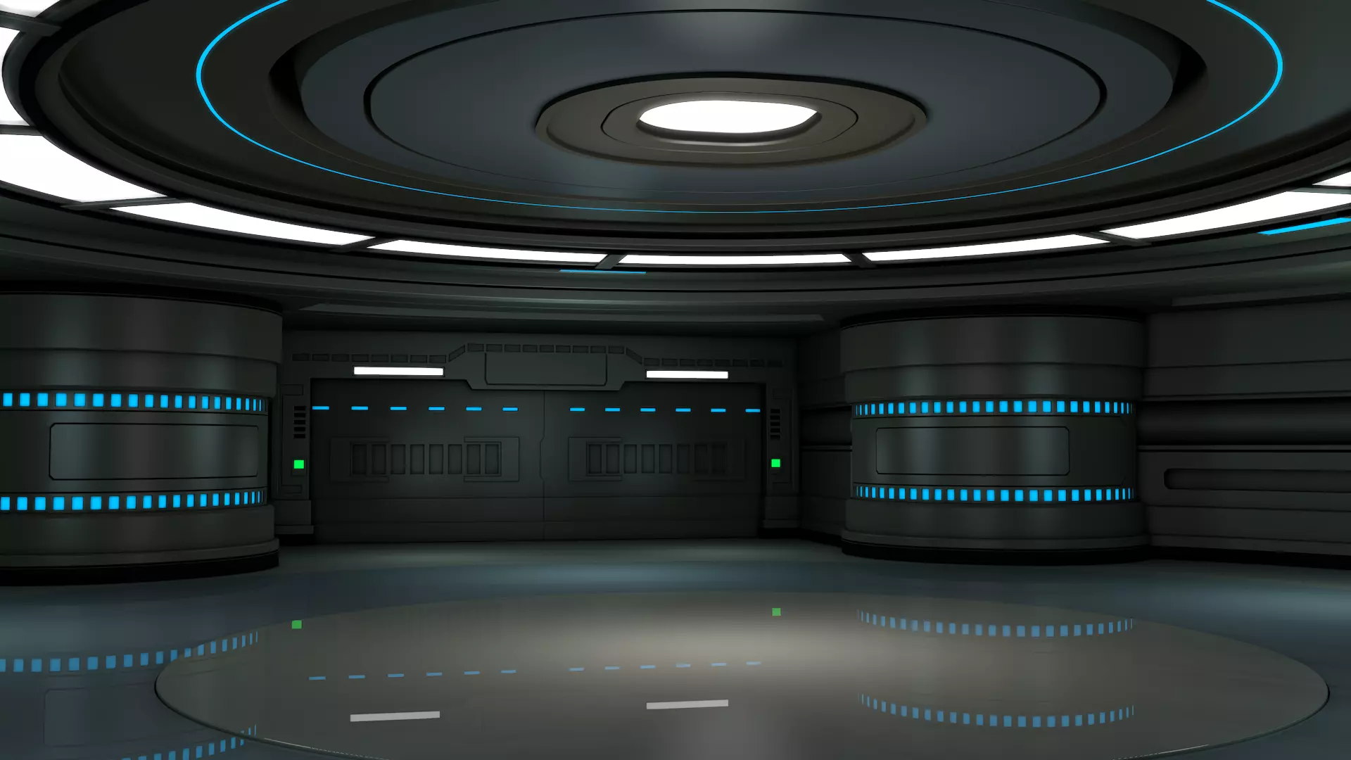 Sci Fi Room 3D model_3