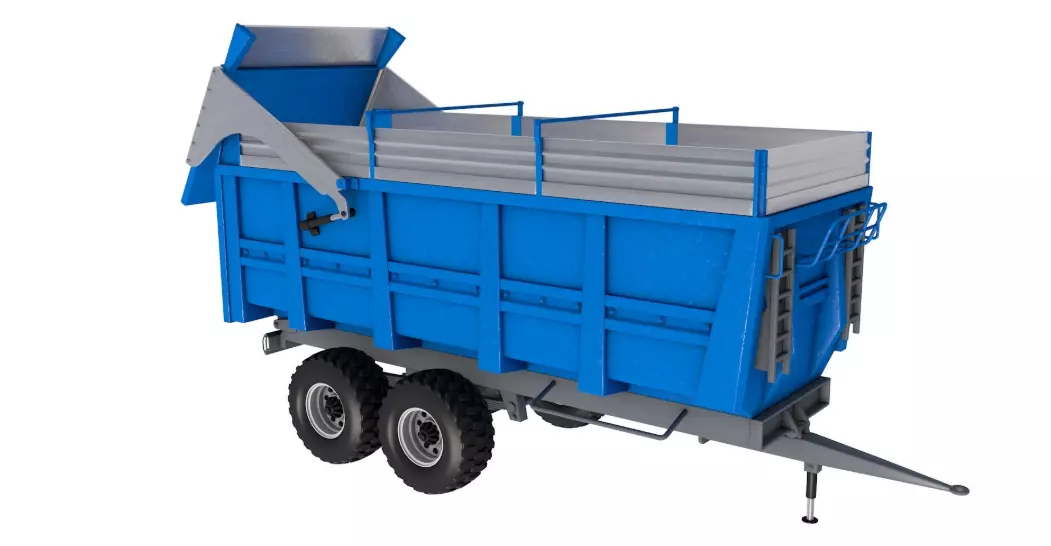 Dump Trailer 3D model_0