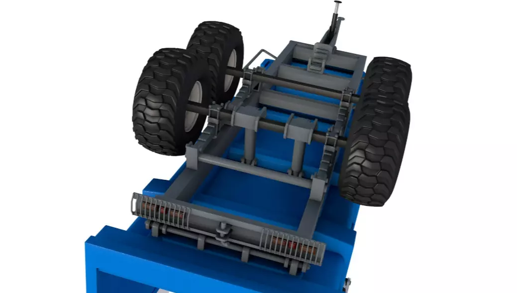 Dump Trailer 3D model_2