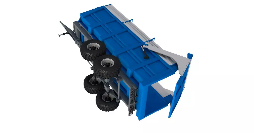 Dump Trailer 3D model_6