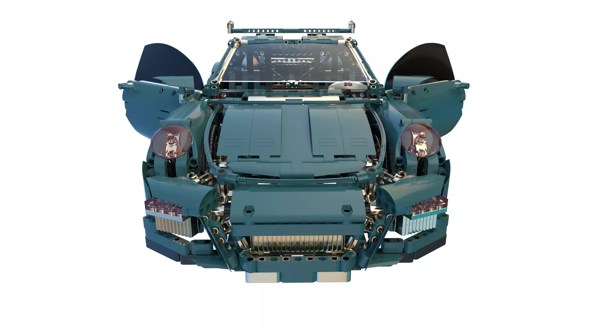 LEGO Porsche GTR 3 High-Quality 3D Model  3D model_5