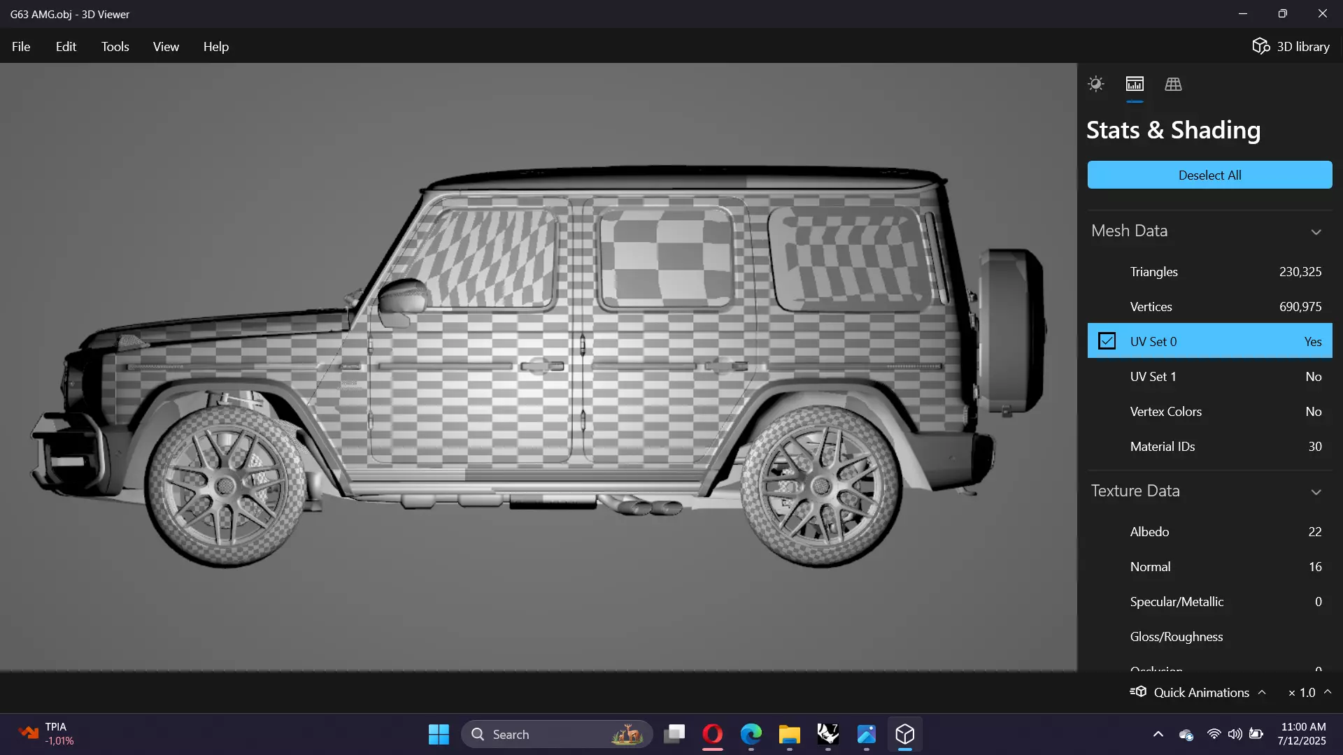 Mercedes-Benz G-Class AMG G63 Low-poly 3D model_24
