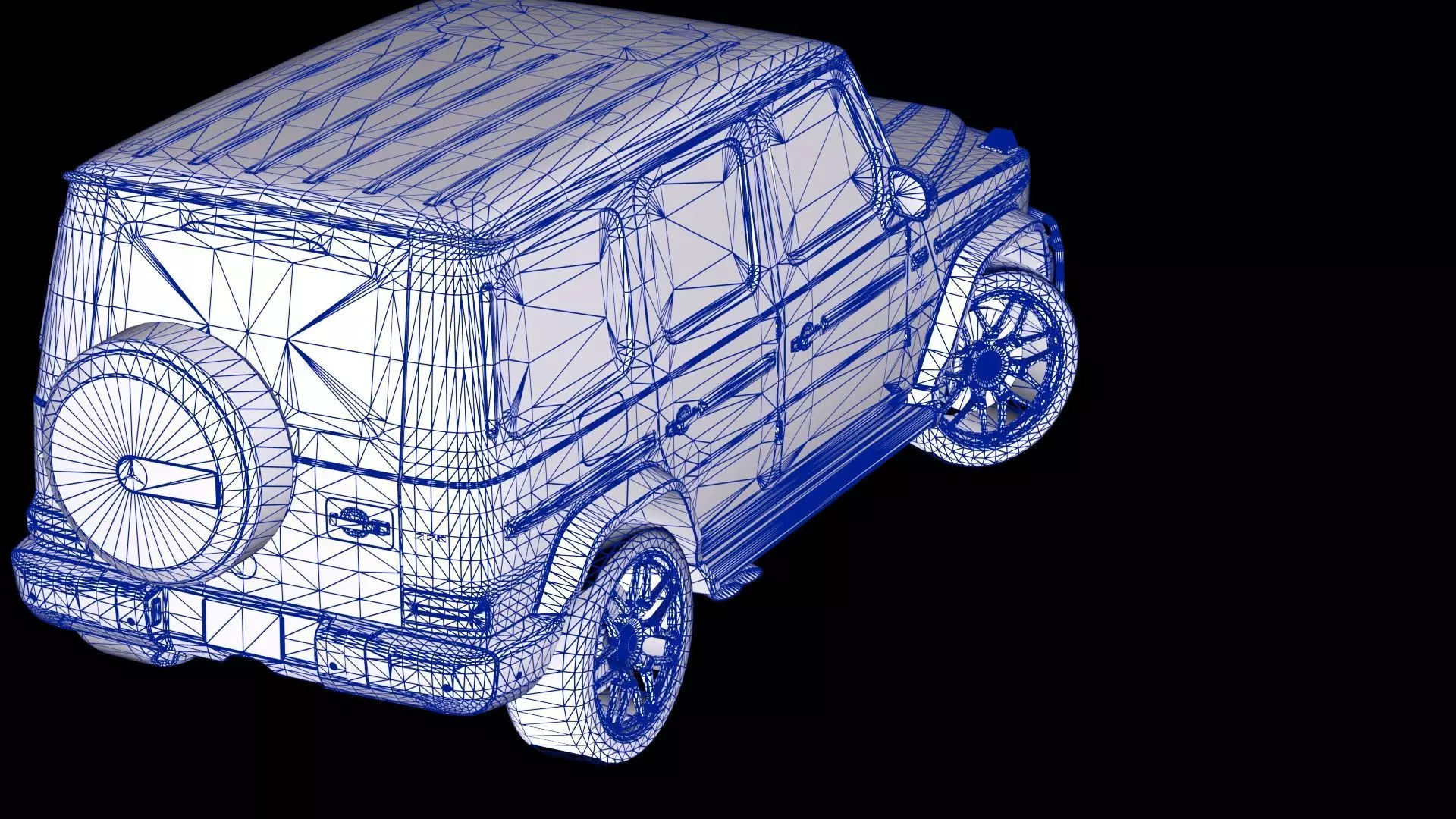 Mercedes-Benz G-Class AMG G63 Low-poly 3D model_12