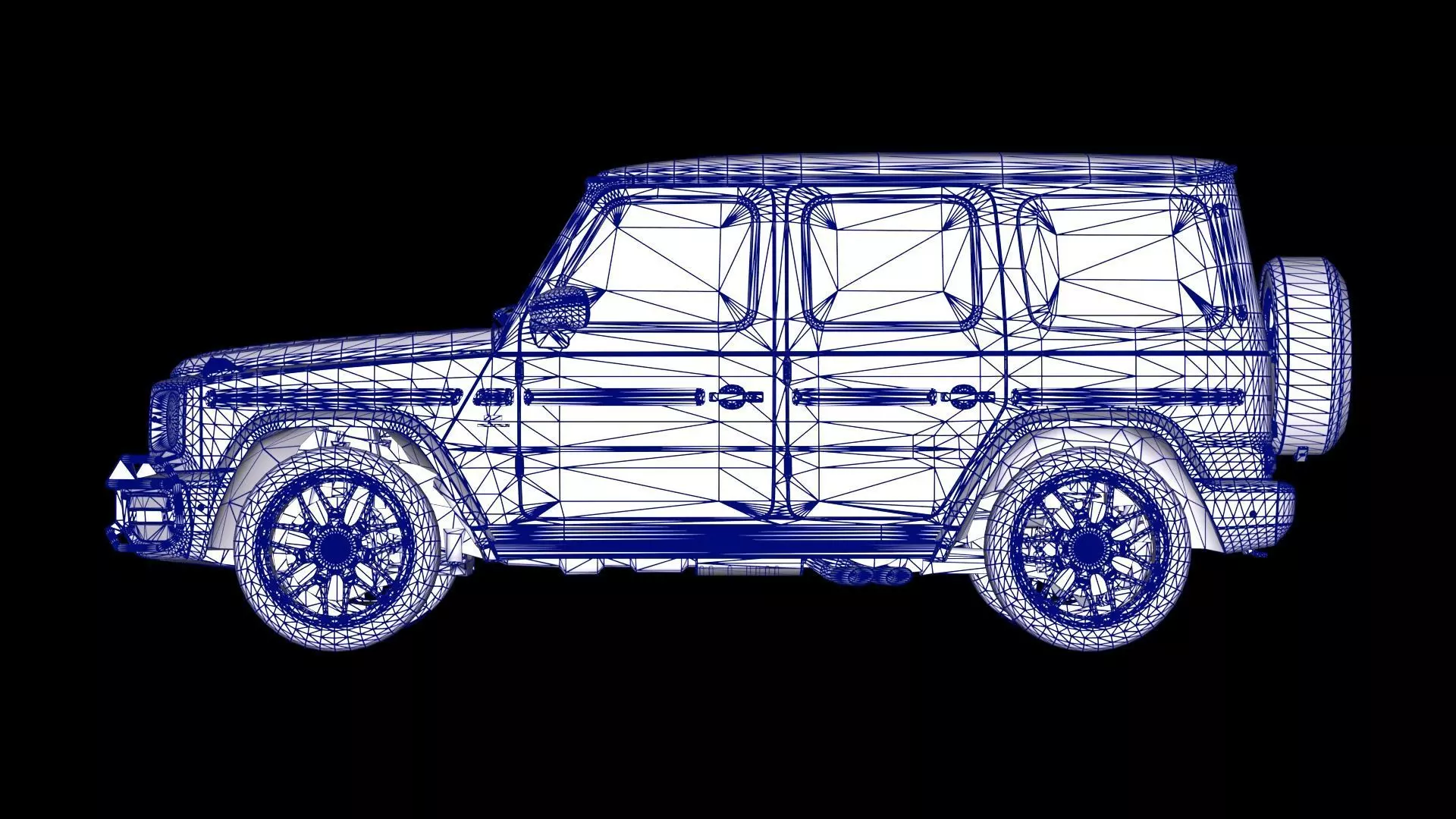 Mercedes-Benz G-Class AMG G63 Low-poly 3D model_17