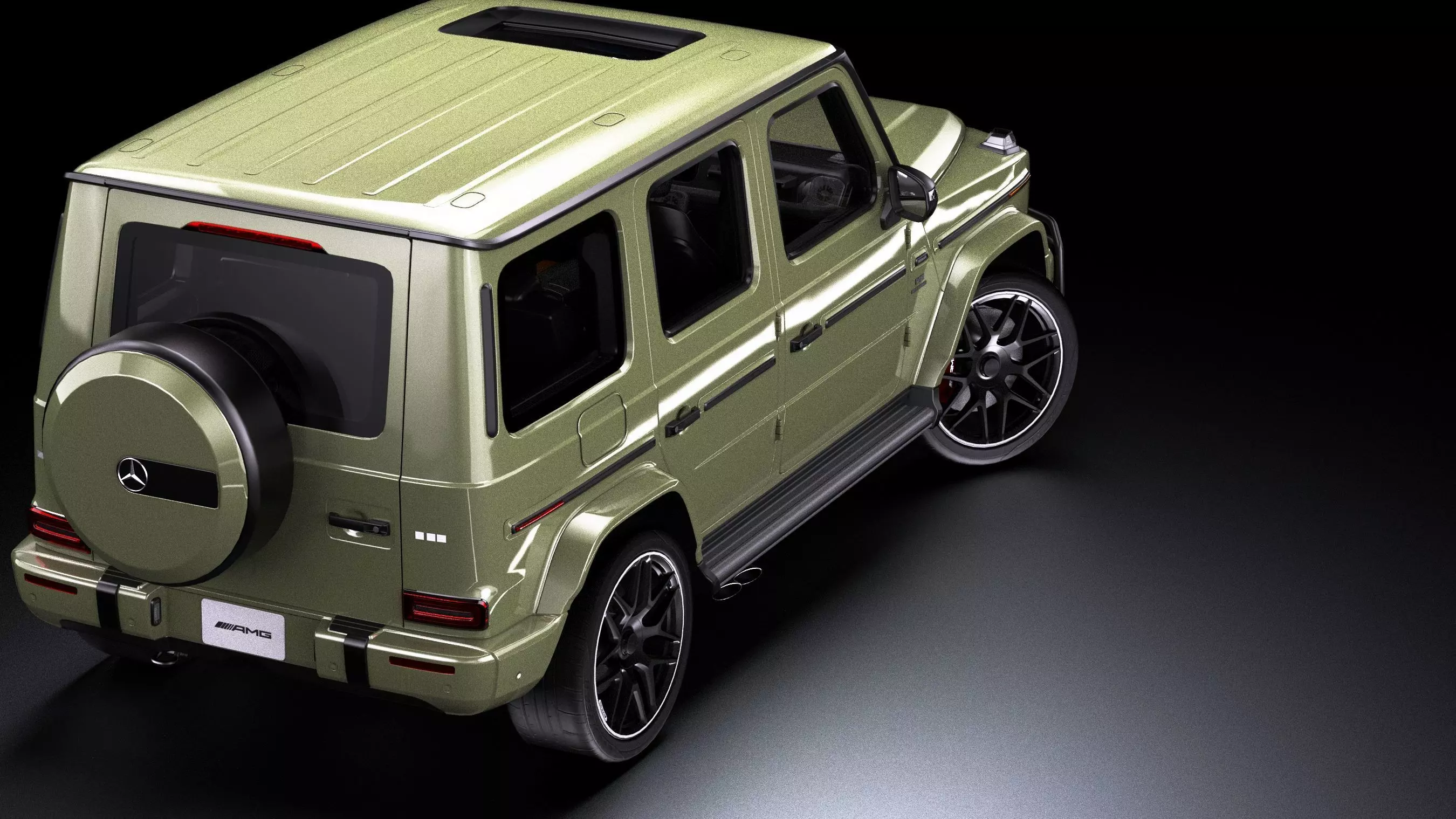 Mercedes-Benz G-Class AMG G63 Low-poly 3D model_1