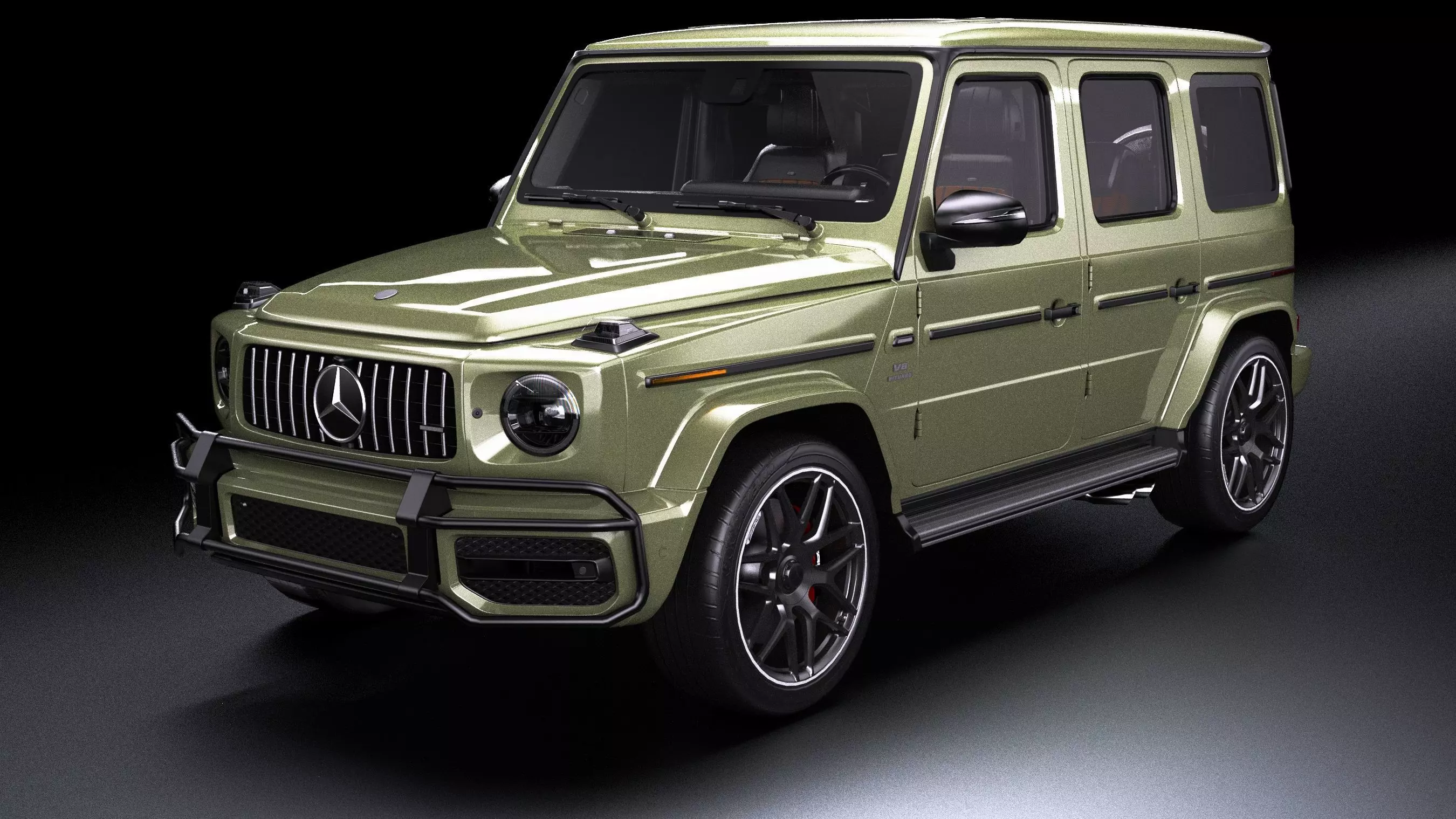 Mercedes-Benz G-Class AMG G63 Low-poly 3D model_0