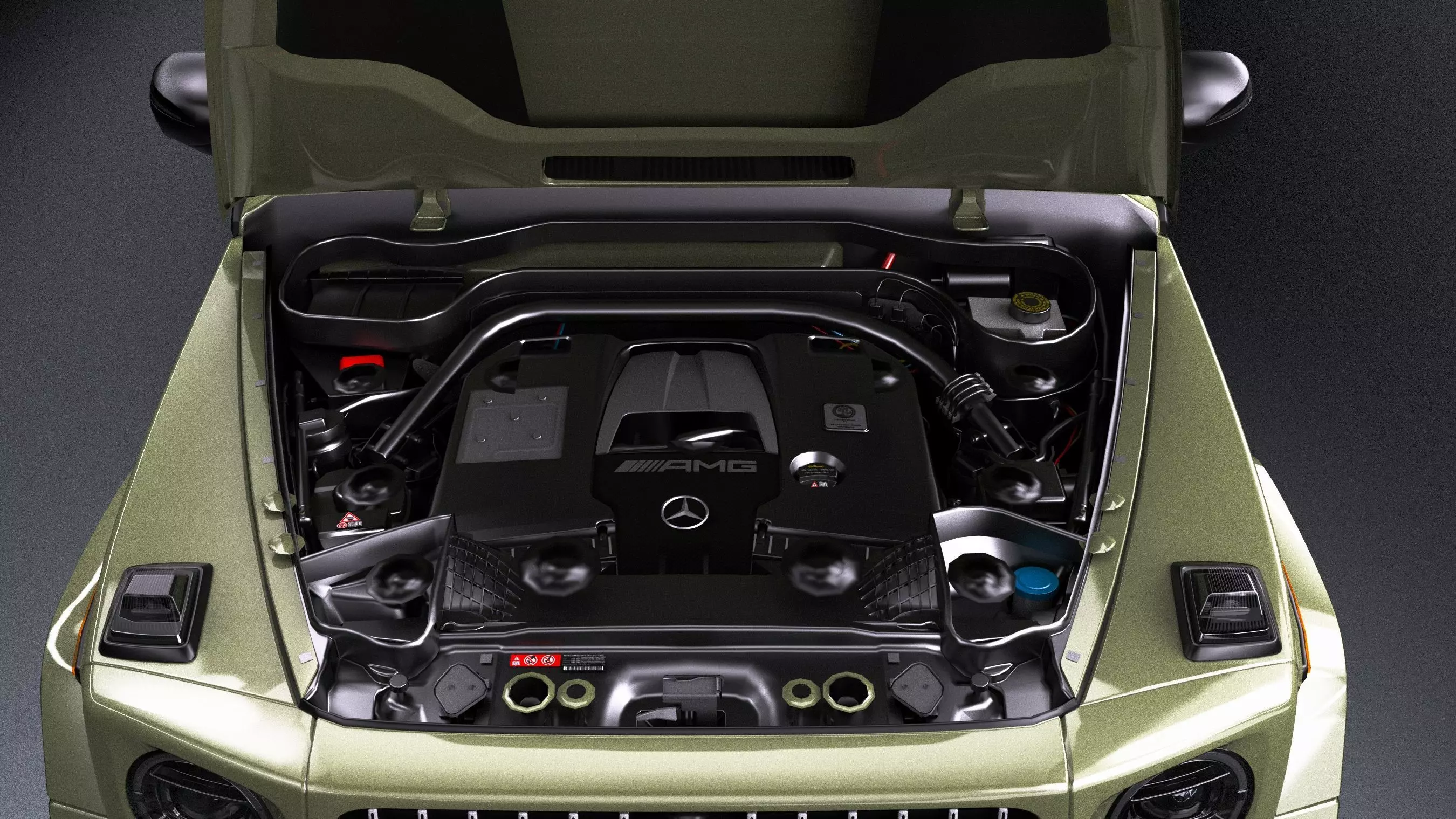 Mercedes-Benz G-Class AMG G63 Low-poly 3D model_8