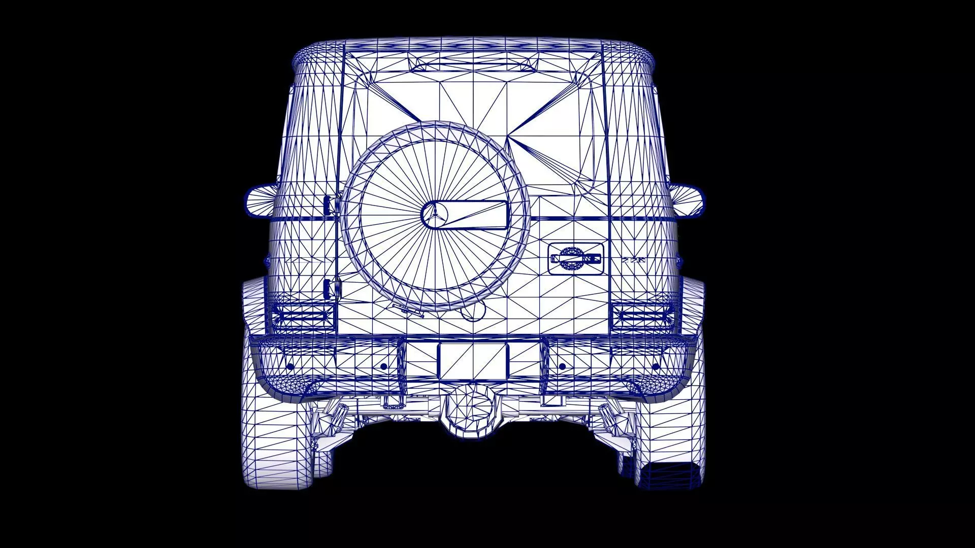 Mercedes-Benz G-Class AMG G63 Low-poly 3D model_16
