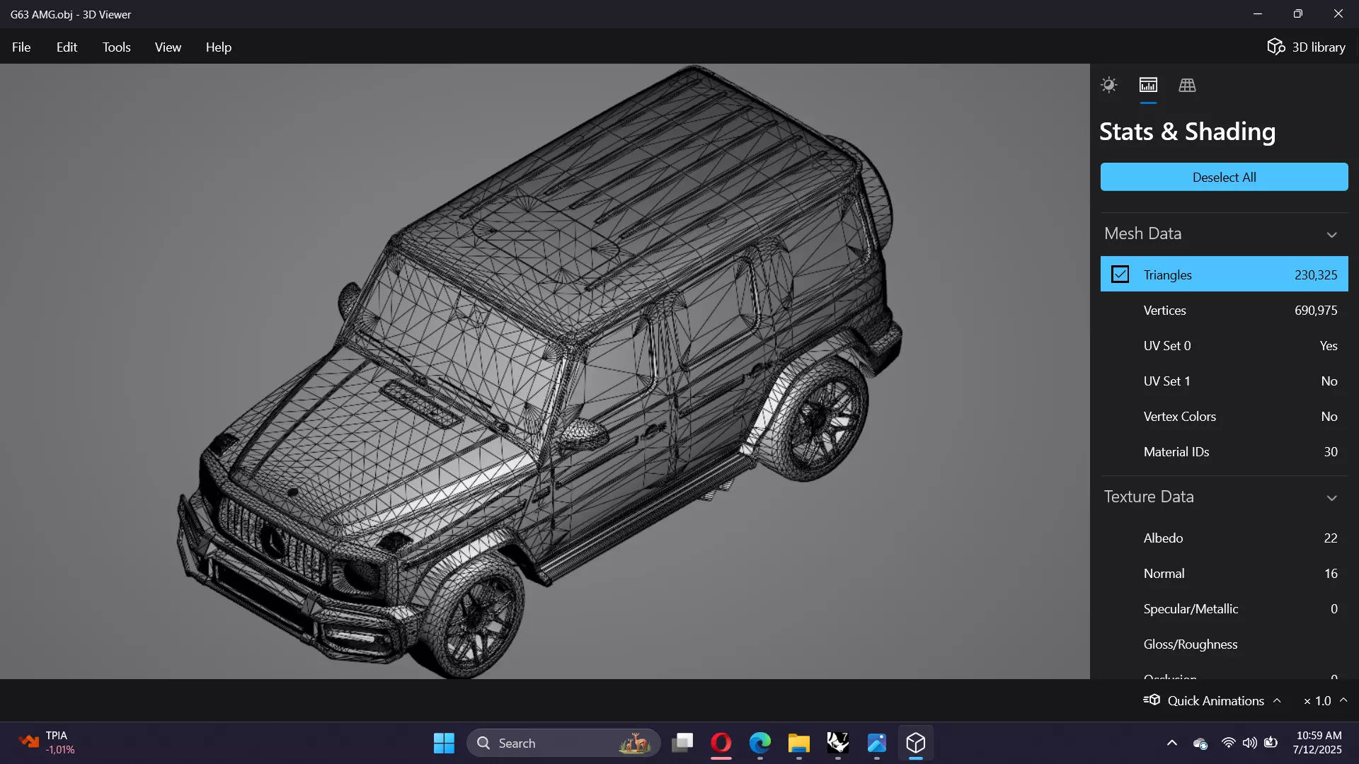 Mercedes-Benz G-Class AMG G63 Low-poly 3D model_22