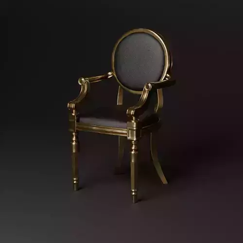 1-12 Scale Louis XVI Armchair - 3D Printable Model