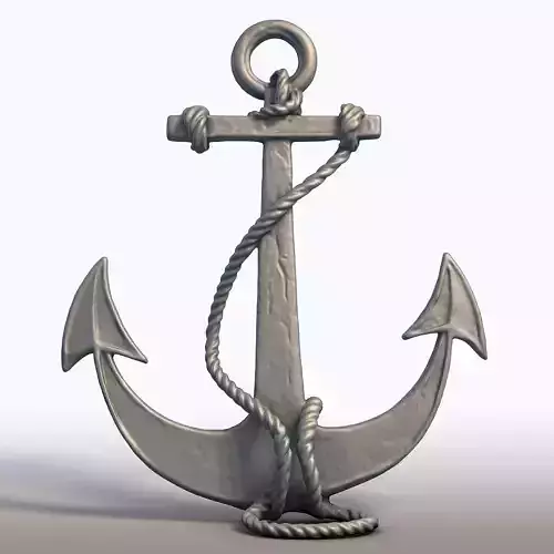 Nautical Anchor Marine Decor Sculpture 