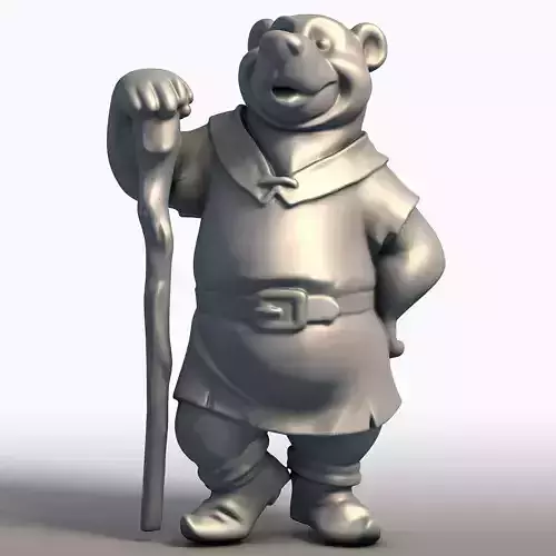 Little John Sculpture Robin Hoods Loyal Companion 