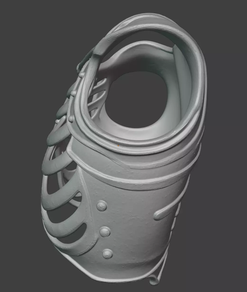 SKELETON RIB CAGE CHEST ARMOR 3D print model_6