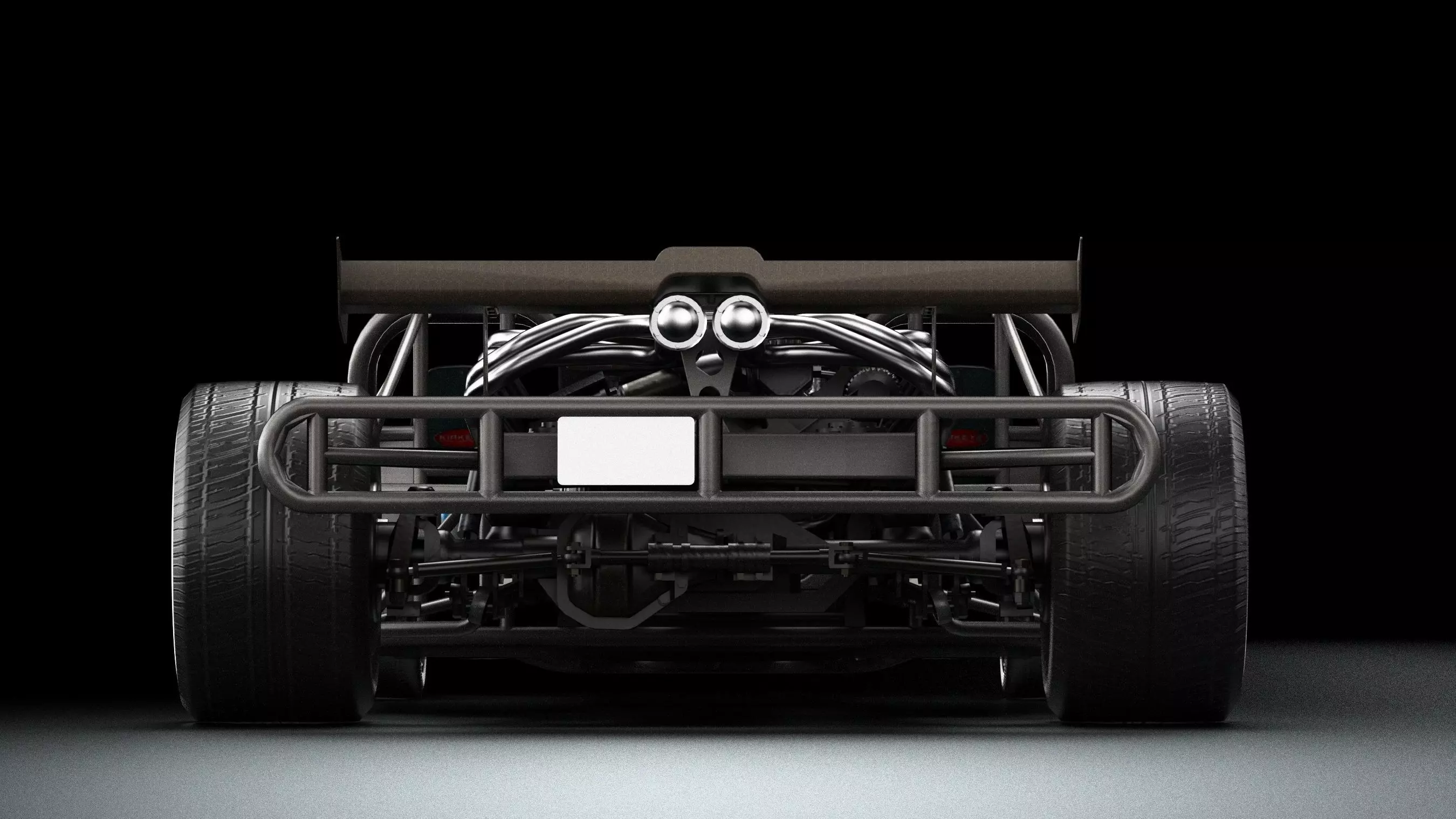 Fast Furious 6 Custom Flip Car Low-poly 3D model_7