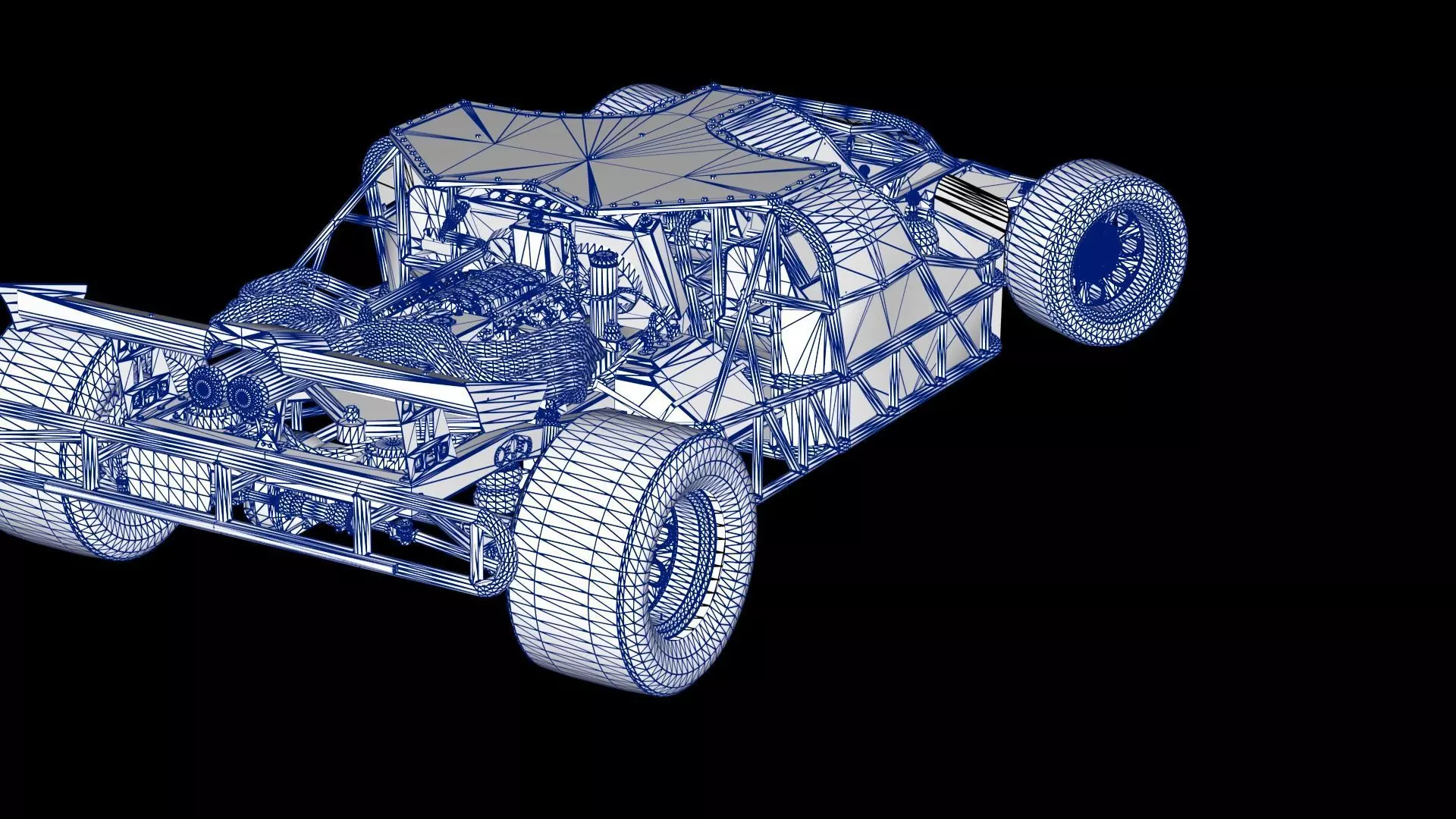 Fast Furious 6 Custom Flip Car Low-poly 3D model_12