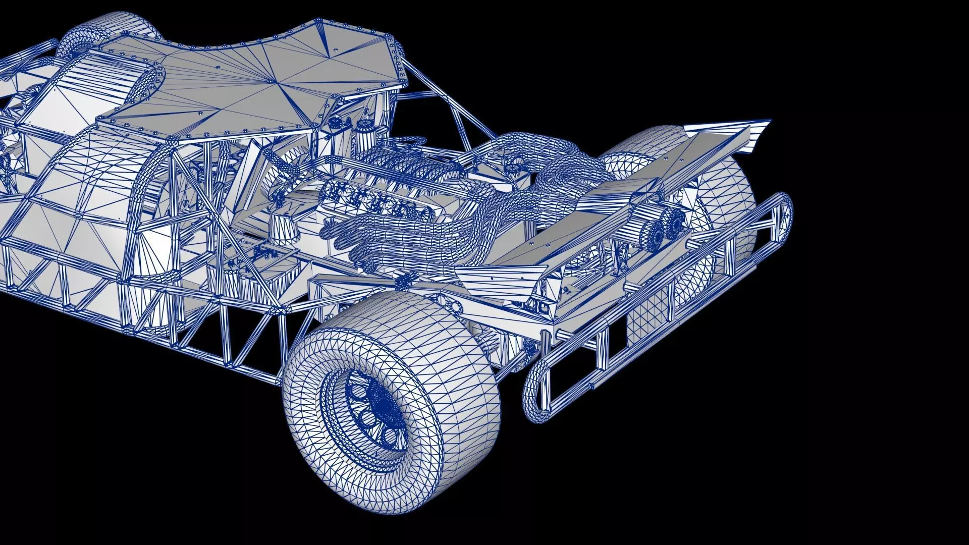 Fast Furious 6 Custom Flip Car Low-poly 3D model_16