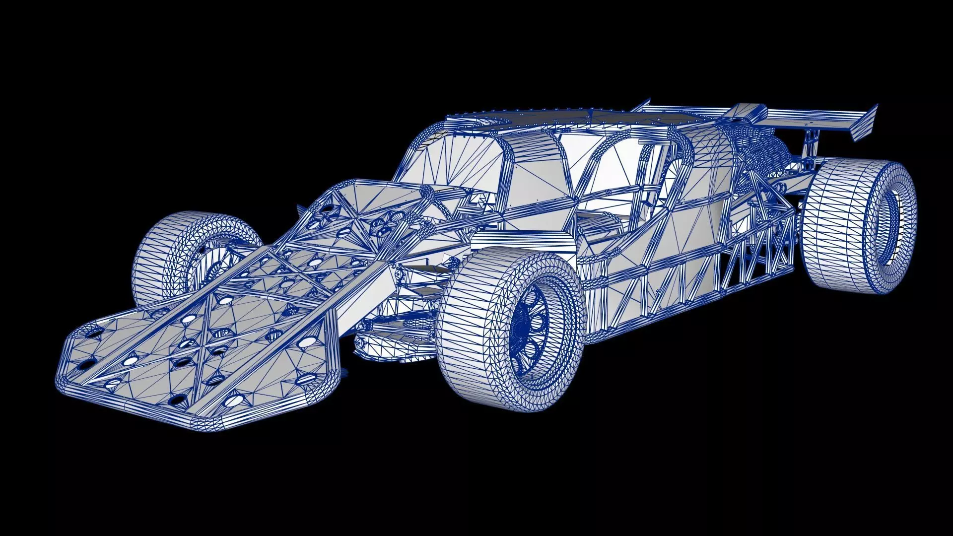 Fast Furious 6 Custom Flip Car Low-poly 3D model_10