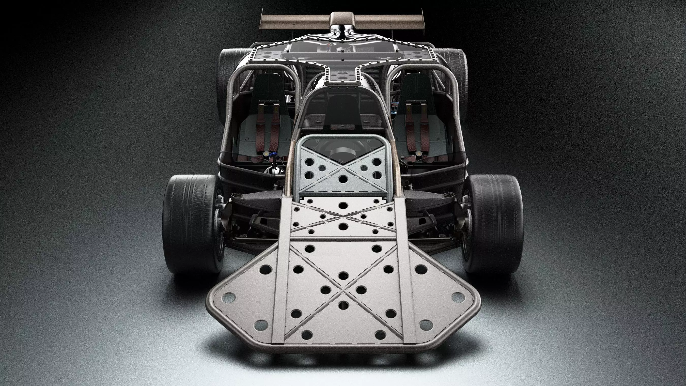 Fast Furious 6 Custom Flip Car Low-poly 3D model_9