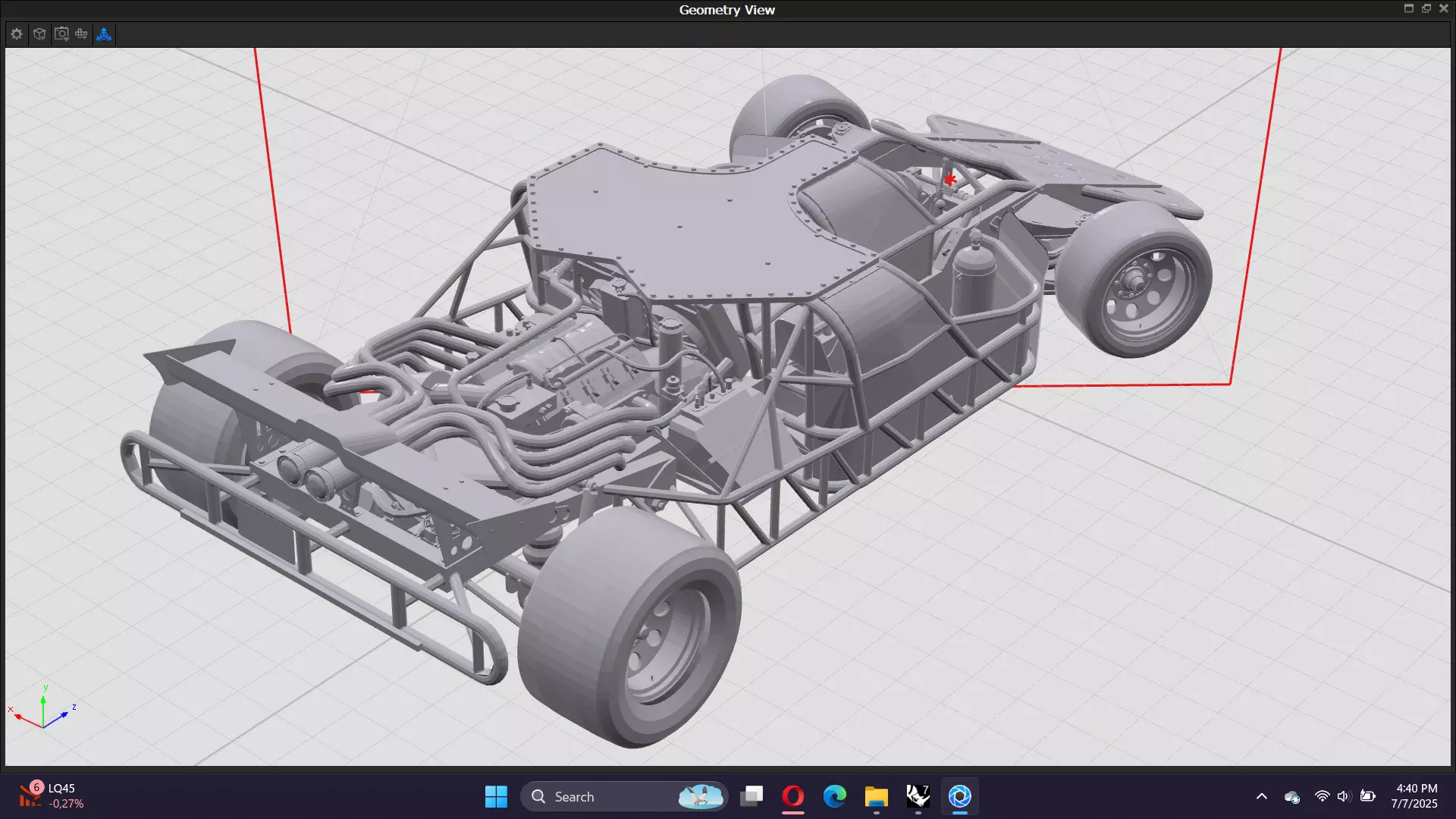 Fast Furious 6 Custom Flip Car Low-poly 3D model_21