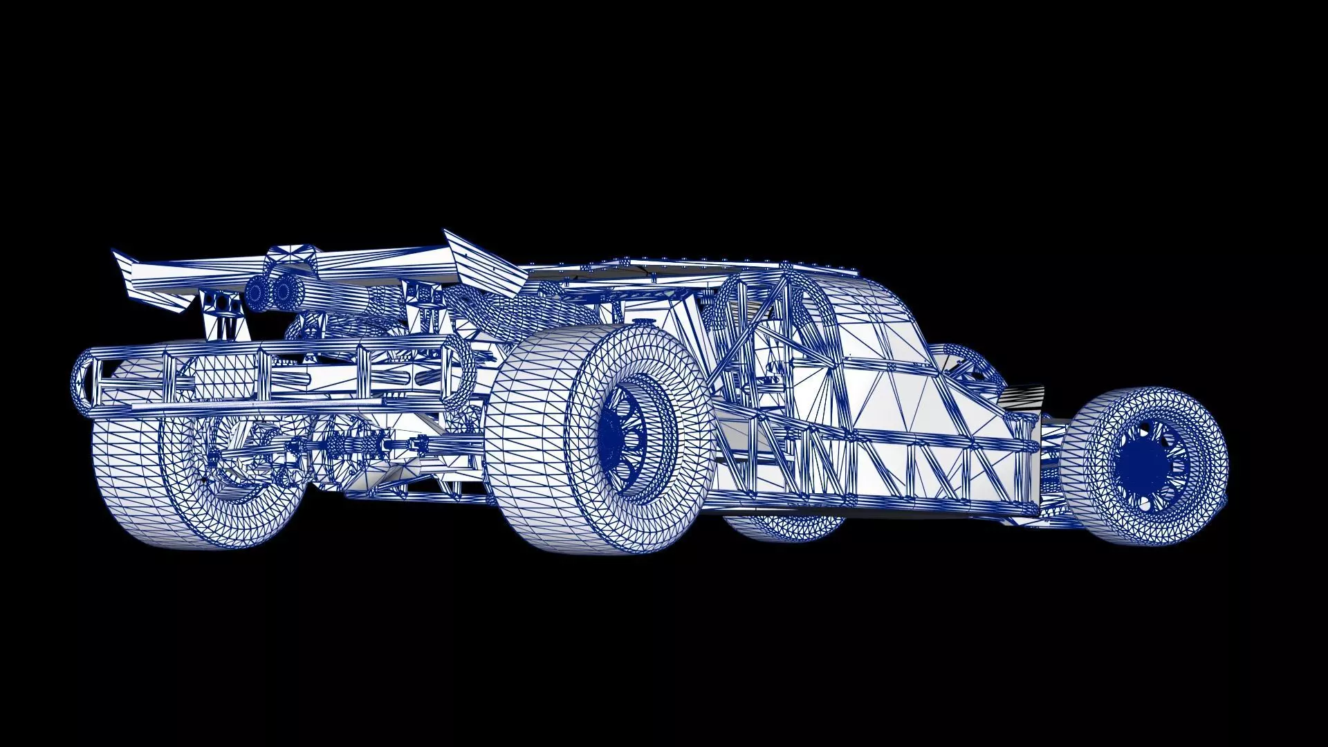 Fast Furious 6 Custom Flip Car Low-poly 3D model_15