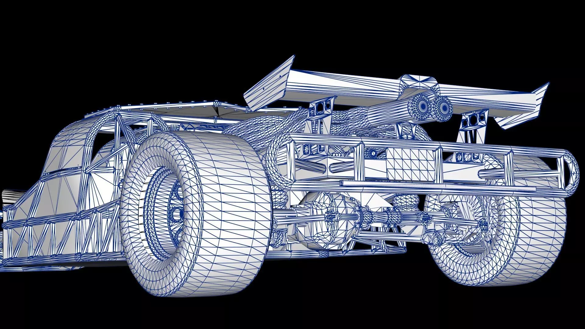 Fast Furious 6 Custom Flip Car Low-poly 3D model_13