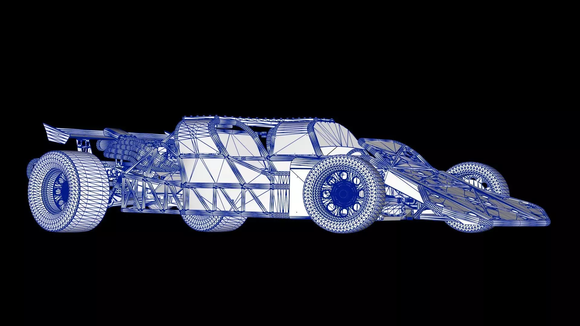 Fast Furious 6 Custom Flip Car Low-poly 3D model_11