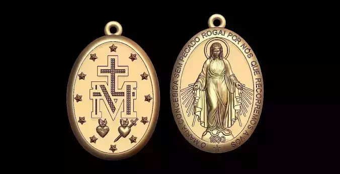 Our Lady of Graces Milagros Miraculous Medal 
