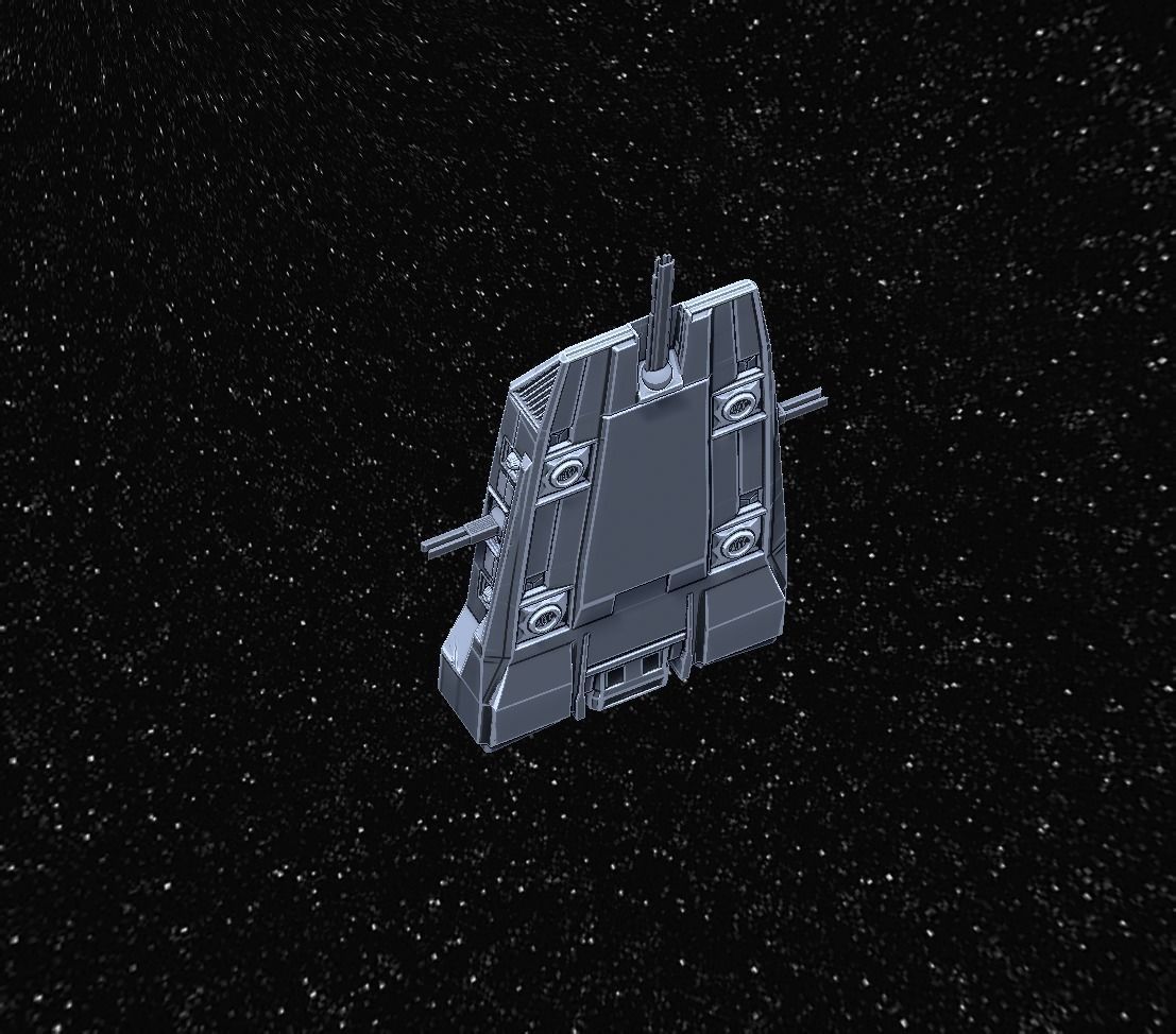 Spaceship Astral Platypus Series A 3D print model_5