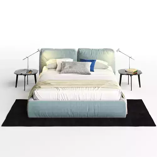 Brick bed by Novamobili