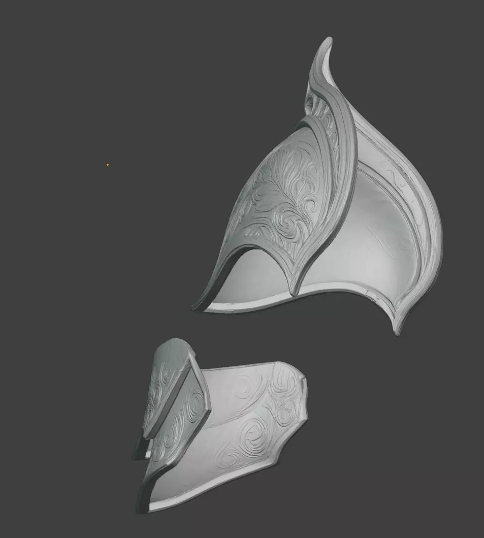 ELF ARMOR SHOULDER PADS 3D print model_10