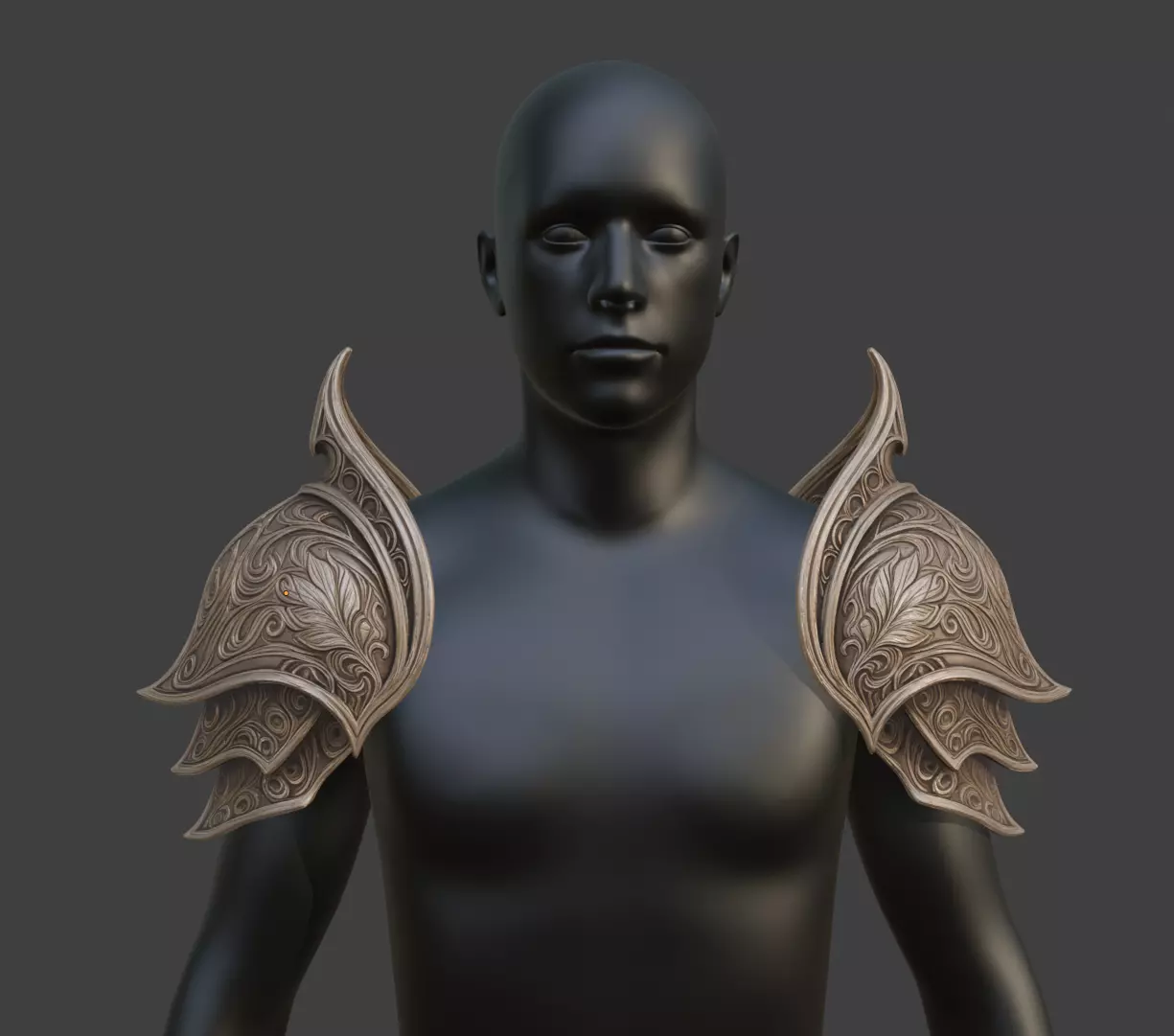 ELF ARMOR SHOULDER PADS 3D print model_0