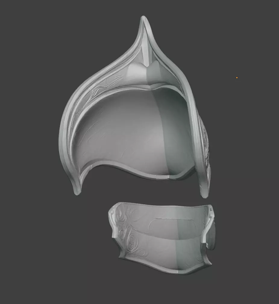 ELF ARMOR SHOULDER PADS 3D print model_9