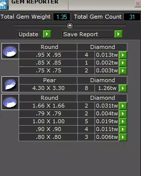 pear and round jewelry pendant 3D print model_5