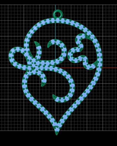 free jewelry pendant Free 3D print model