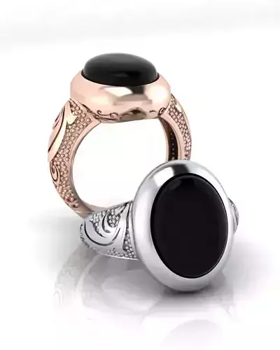 oval man jewelry ring