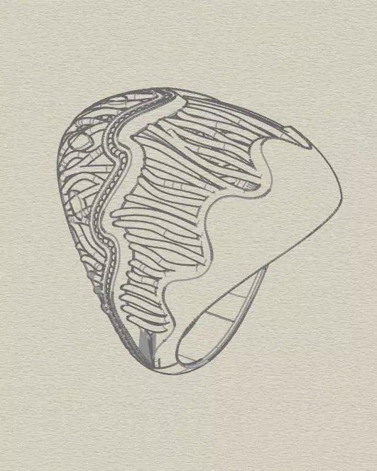 fusion gold ring luxury 3D print model_3