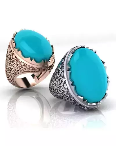 engraved signet oval jewelry ring 