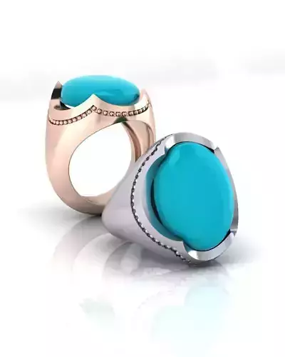 oval man Jewelry ring