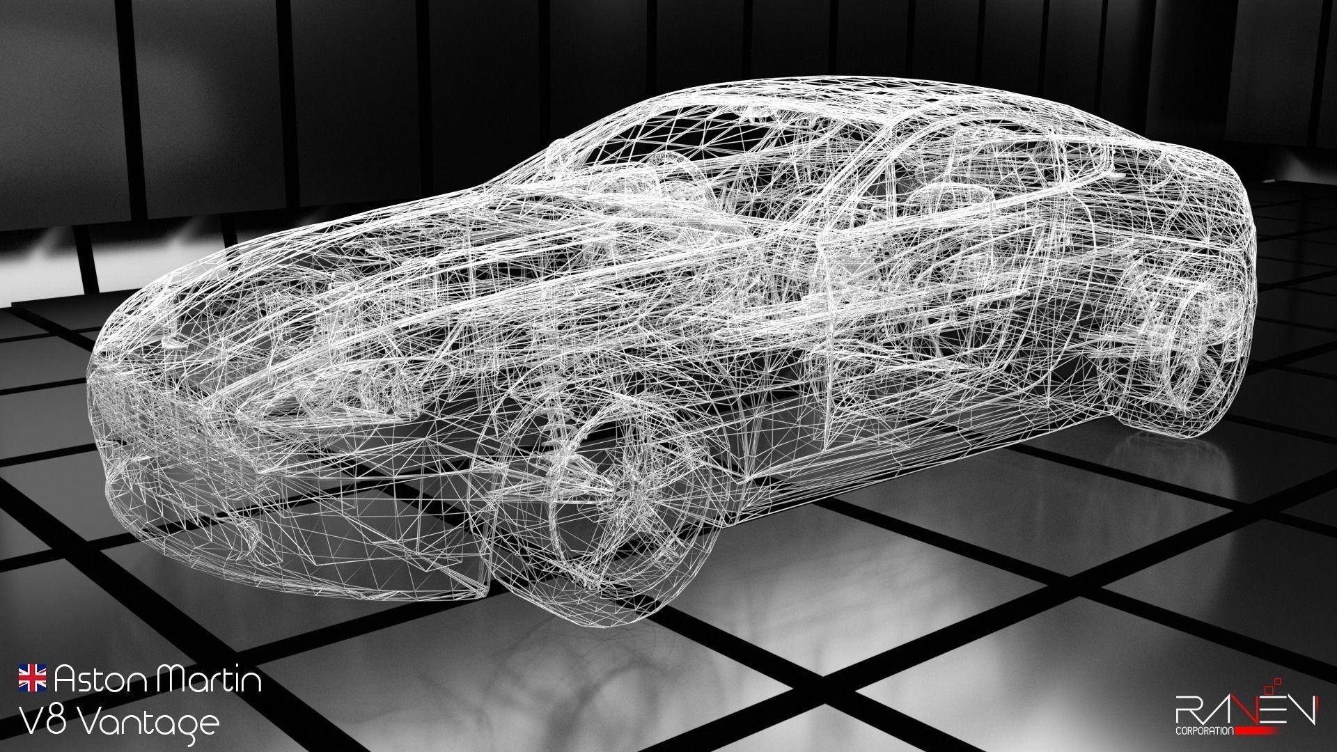 Aston Martin V8 Vantage 3D model_7