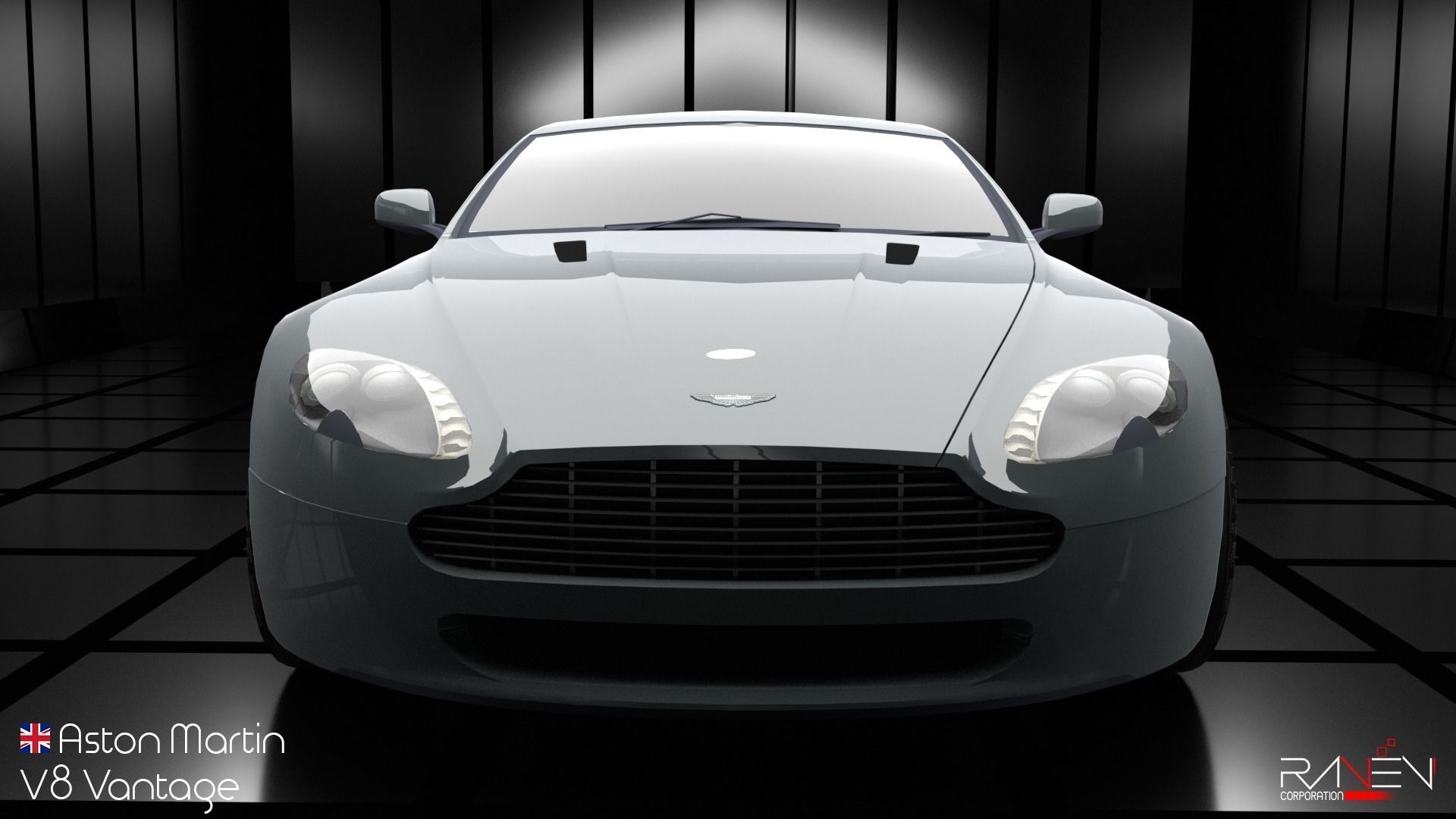 Aston Martin V8 Vantage 3D model_4