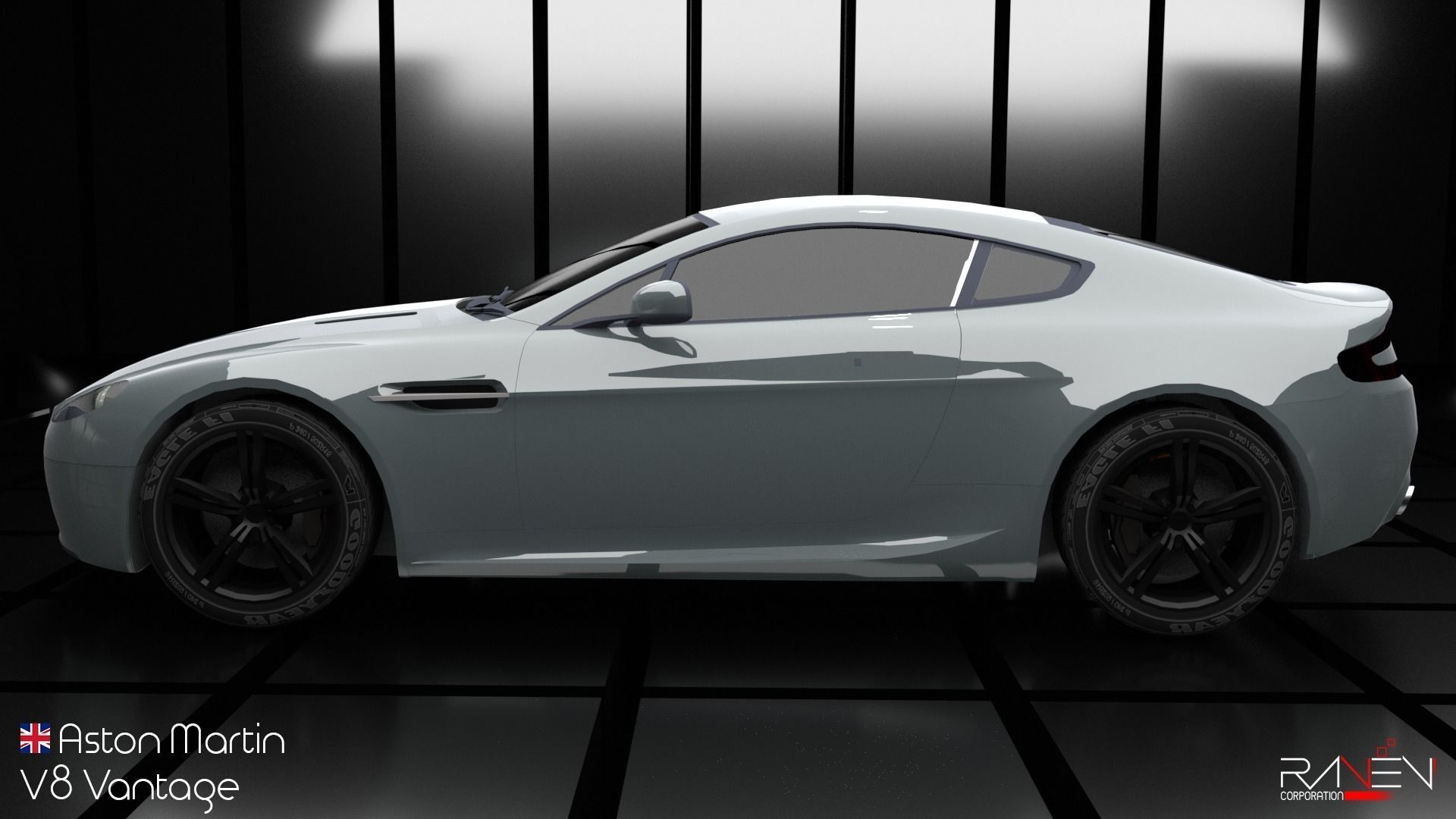 Aston Martin V8 Vantage 3D model_2