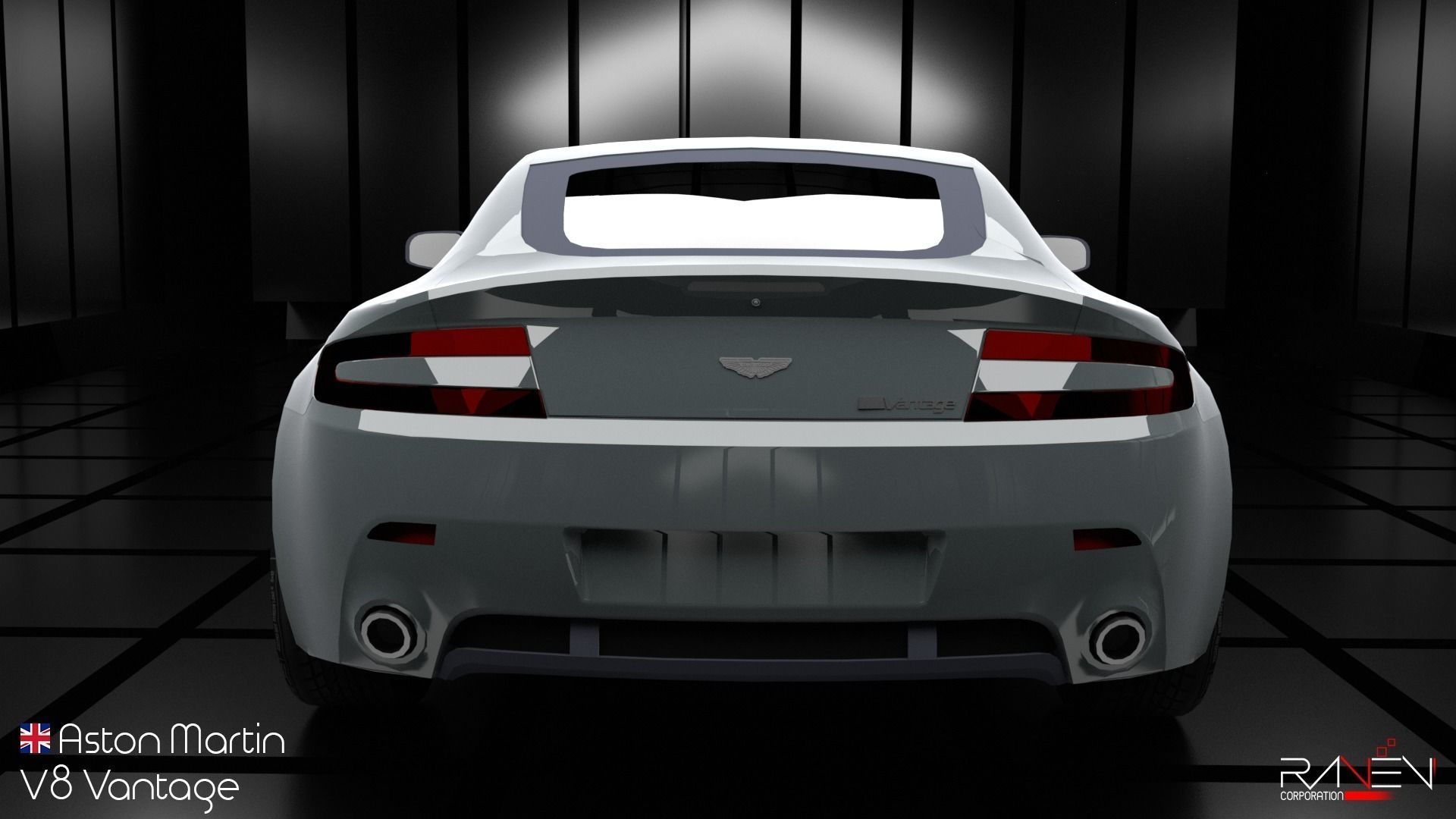 Aston Martin V8 Vantage 3D model_3
