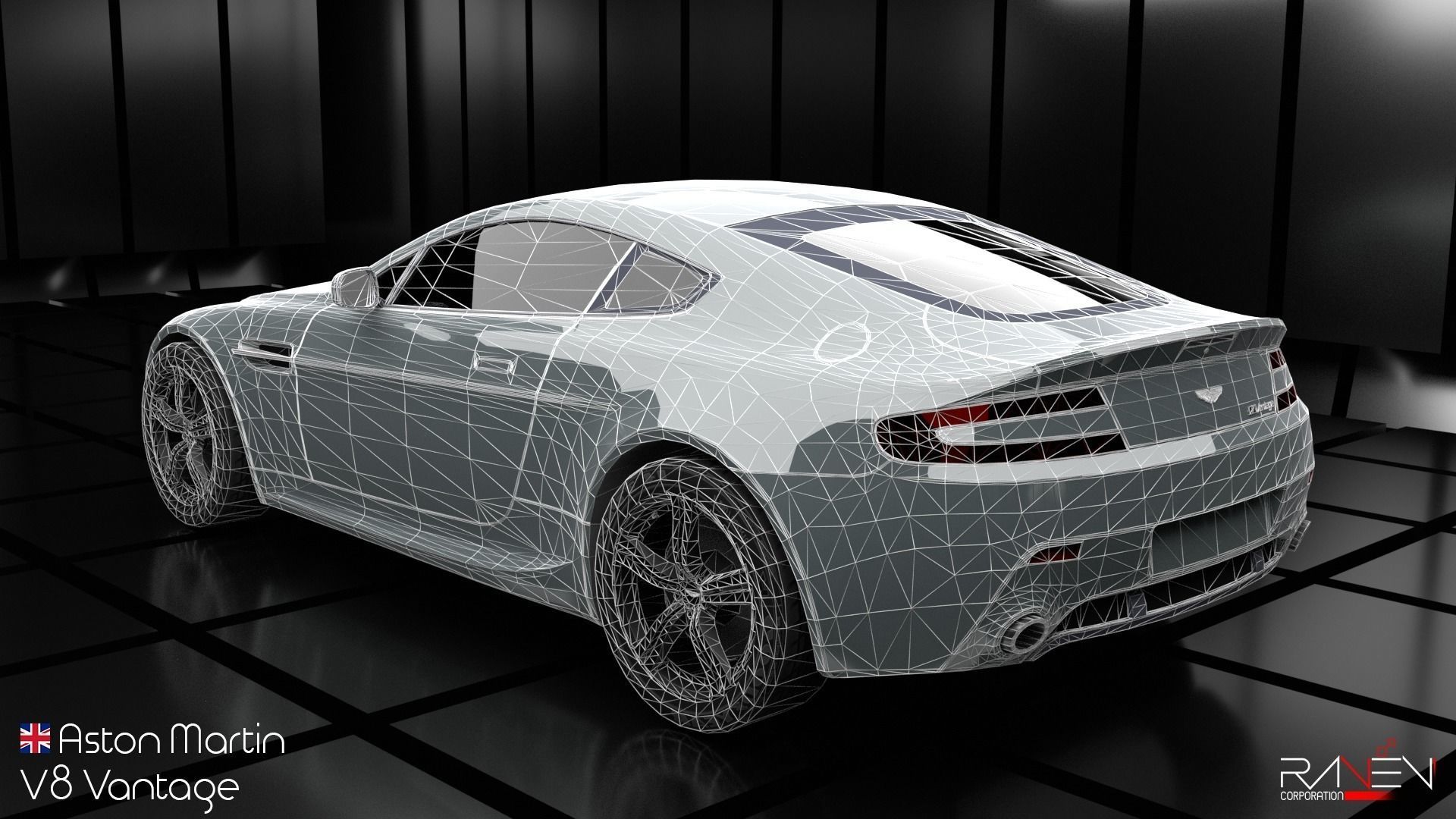 Aston Martin V8 Vantage 3D model_6