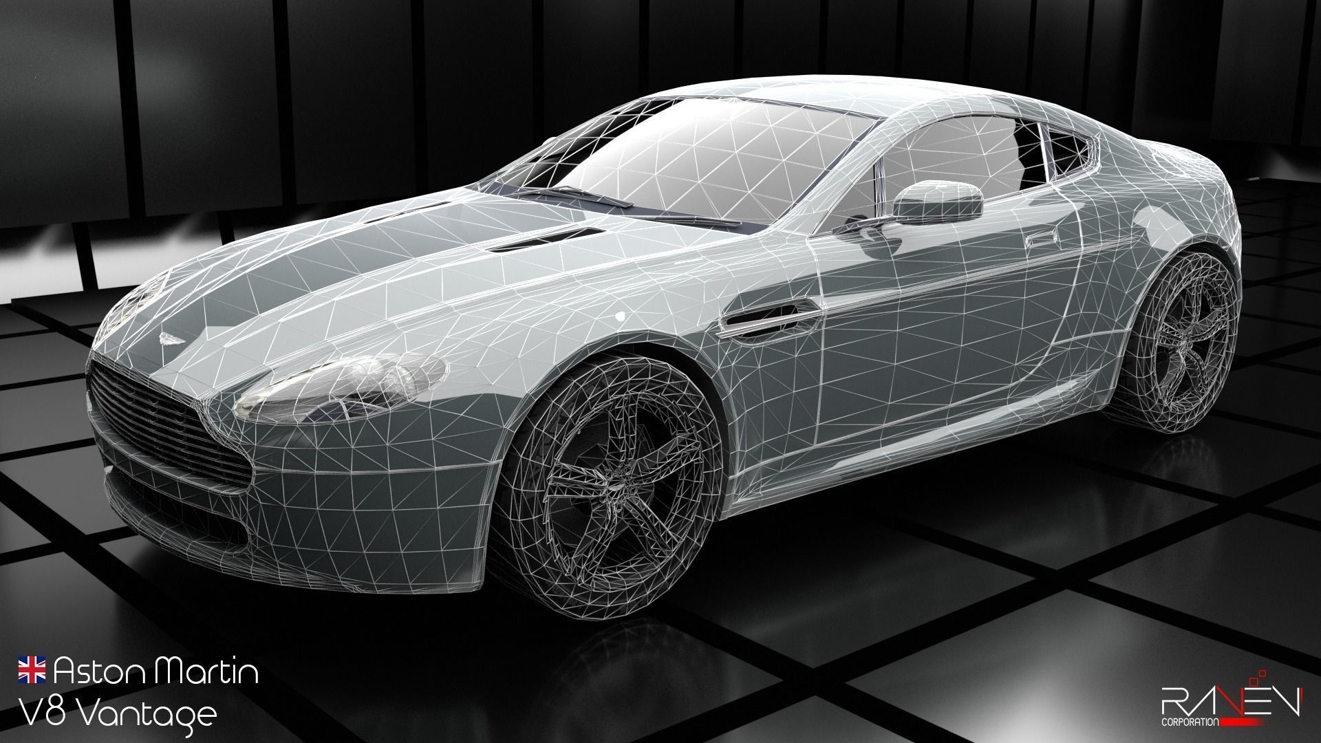 Aston Martin V8 Vantage 3D model_5