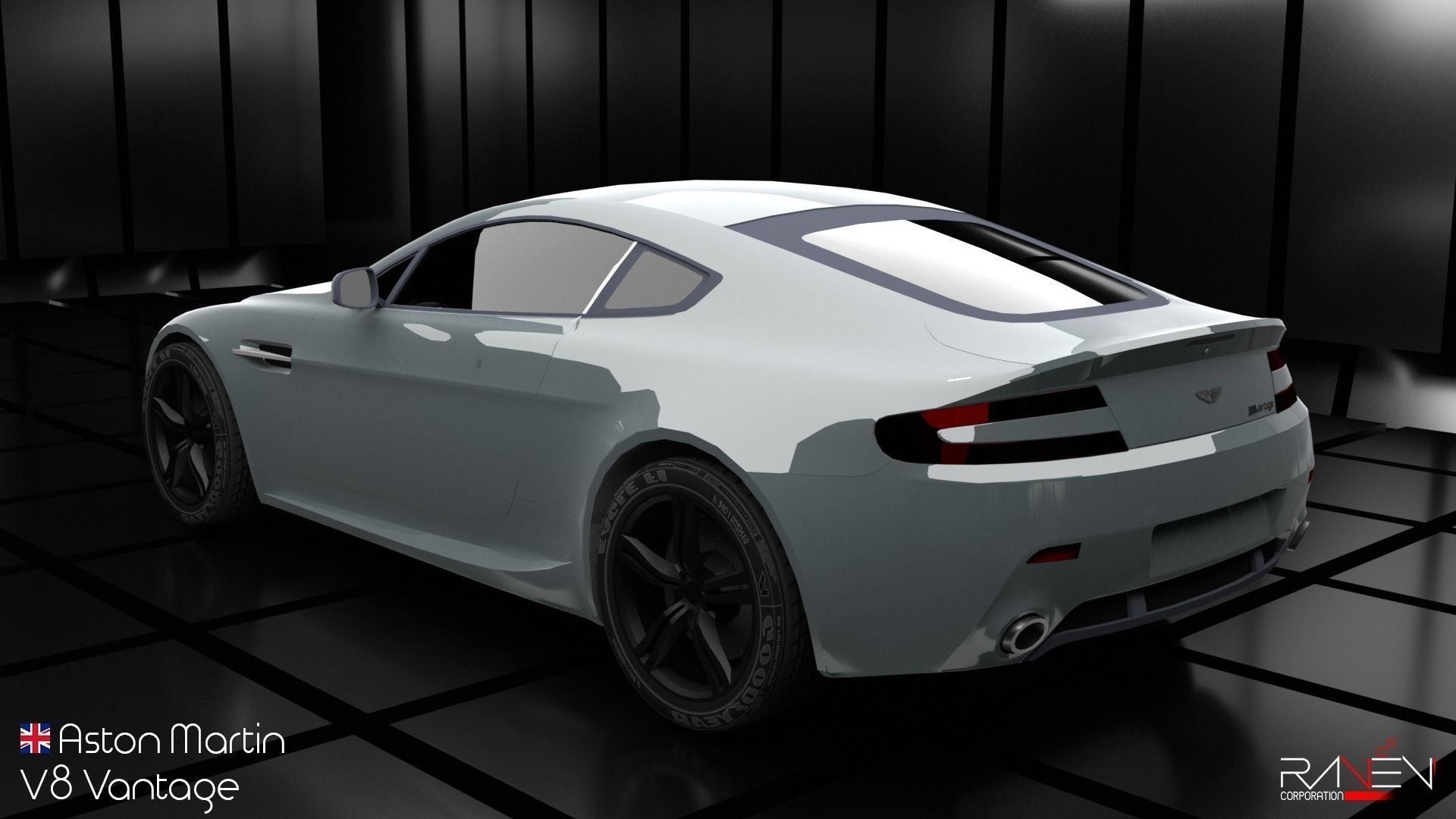 Aston Martin V8 Vantage 3D model_1