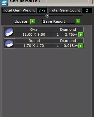 oval lady D cluster ring 3D print model_6