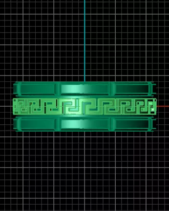 eternity gold ring 3D print model_3