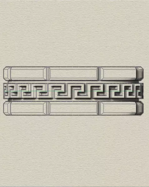 eternity gold ring 3D print model_5